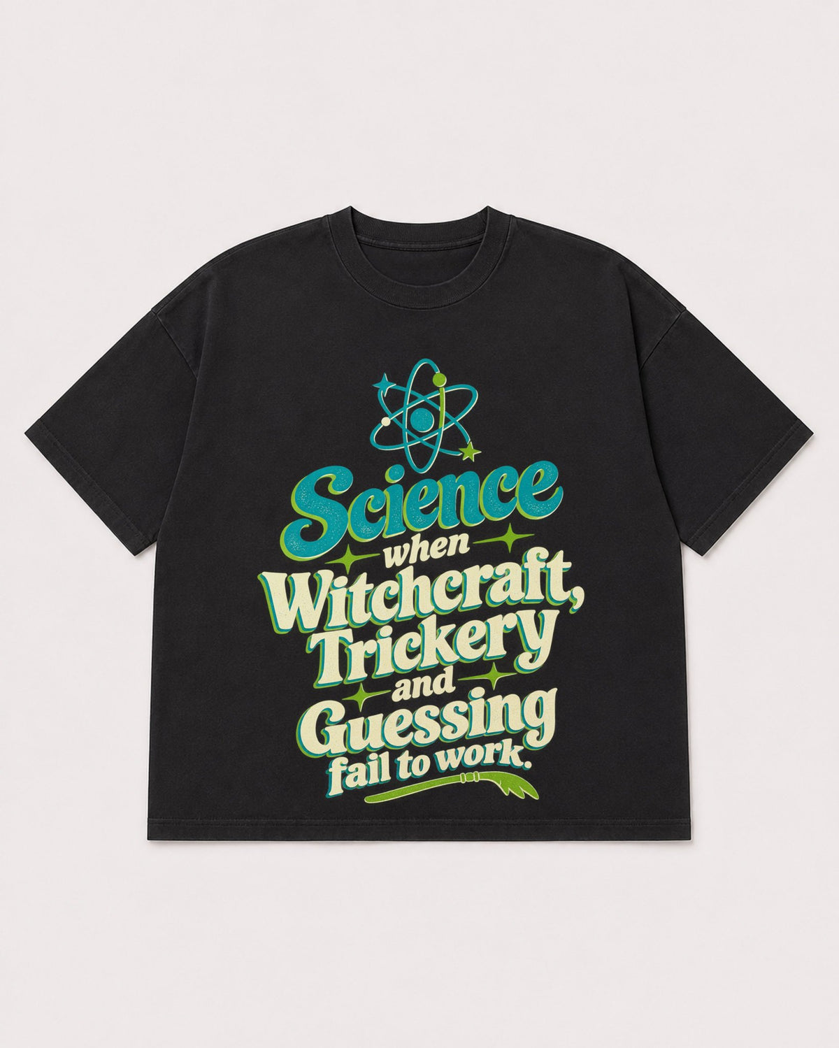 Mockup Boxy Heavyweight Tee Black product