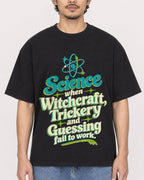 Mockup Boxy Heavyweight Tee Black male close-up 02