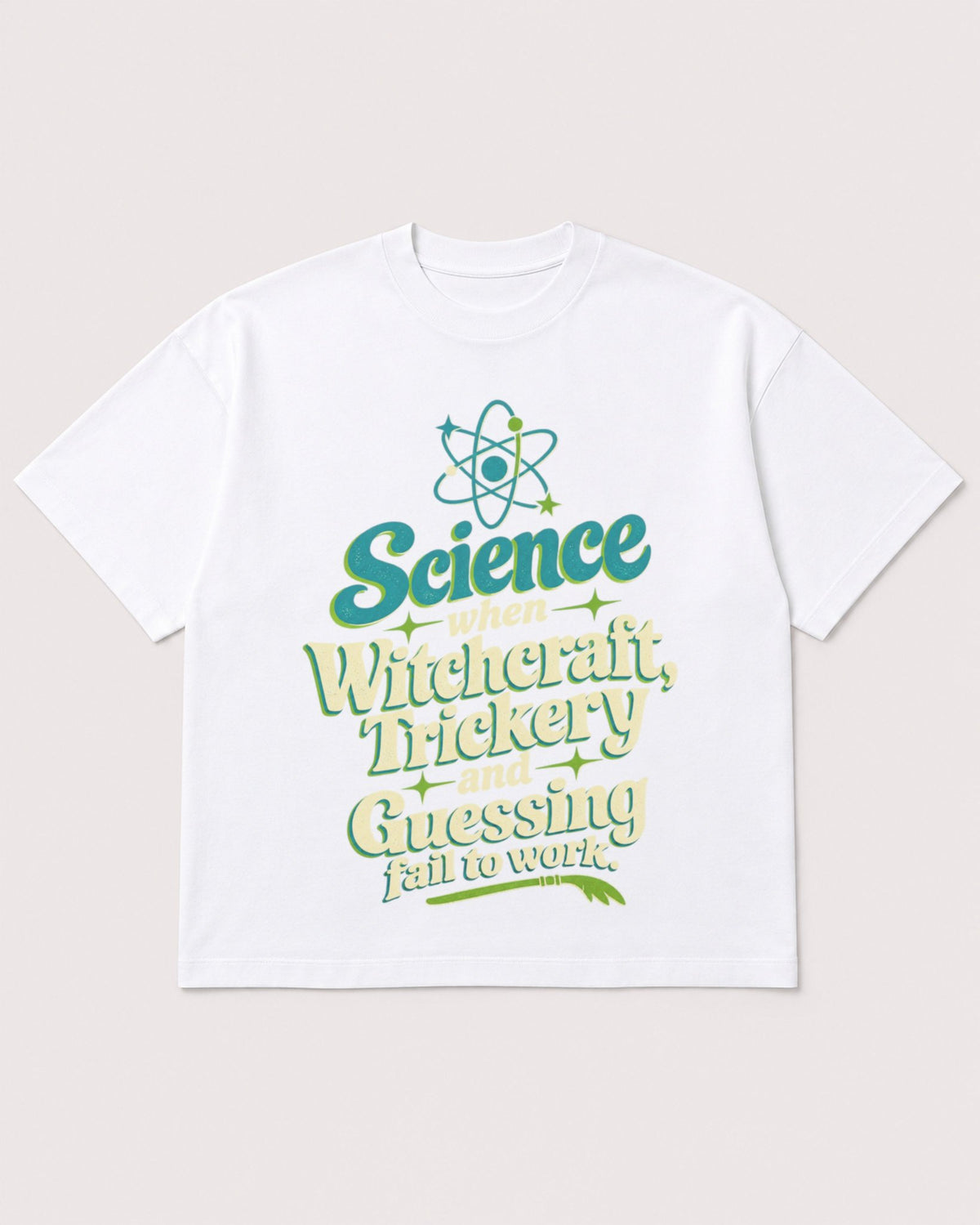 Mockup Boxy Heavyweight Tee White product