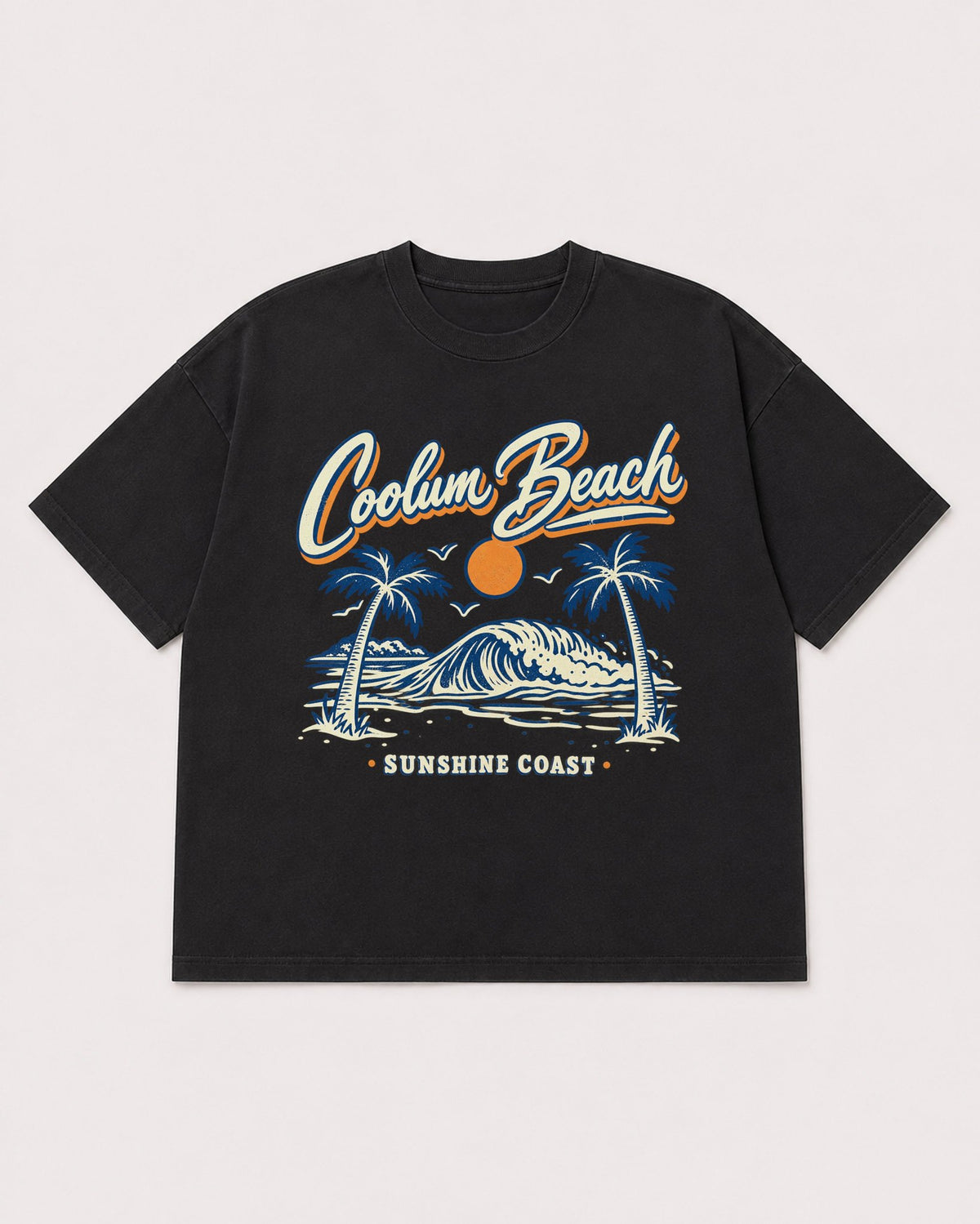 Mockup Boxy Heavyweight Tee Black product