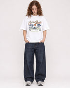 Mockup Boxy Heavyweight Tee White female full-body 09