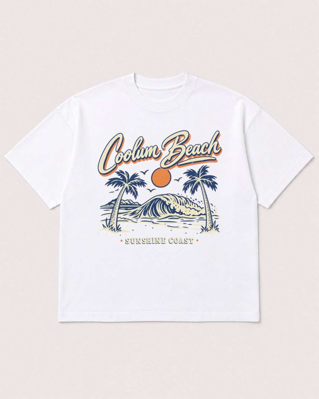 Mockup Boxy Heavyweight Tee White product