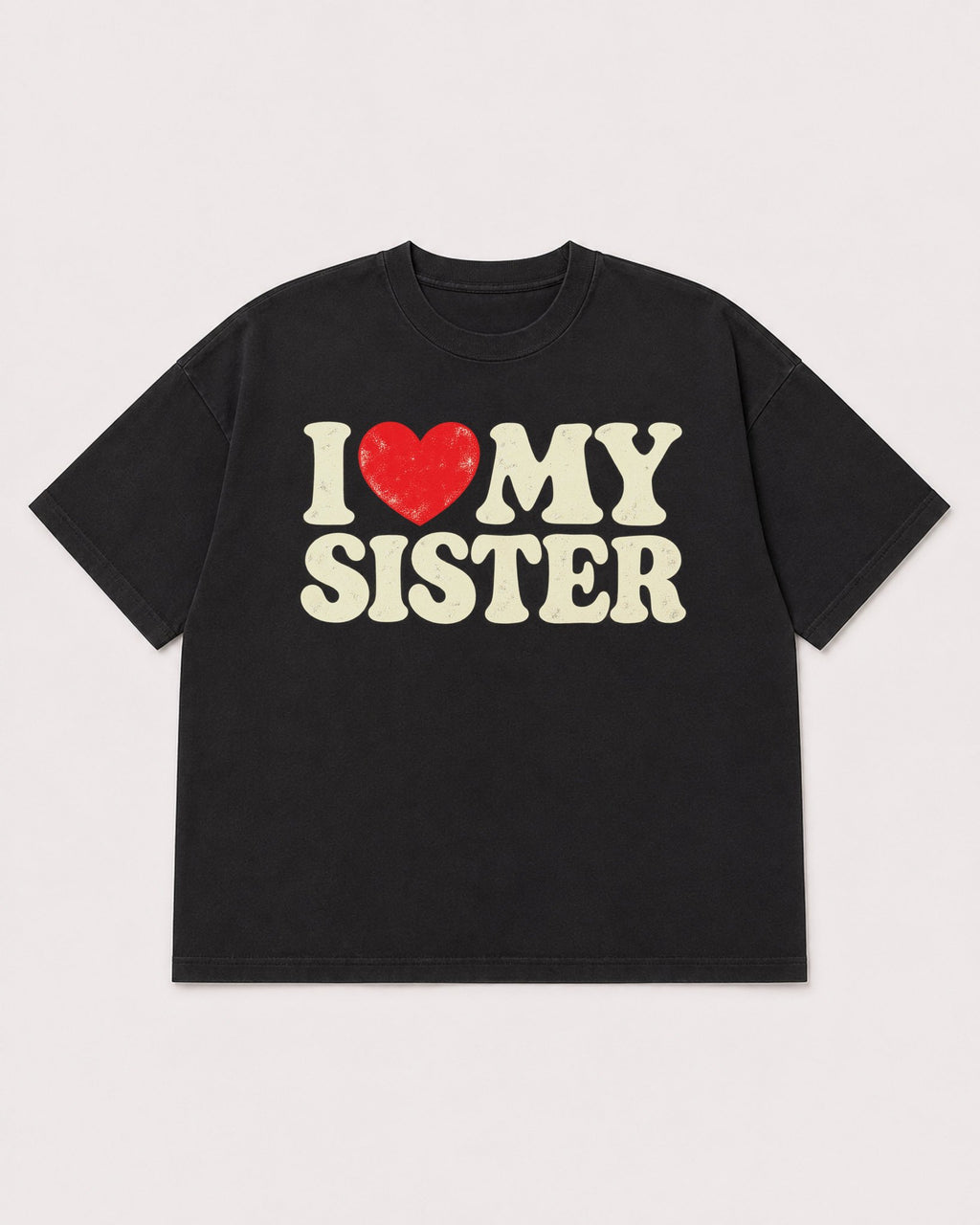 Mockup Boxy Heavyweight Tee Black product