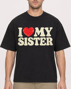 Mockup Boxy Heavyweight Tee Black male close-up 08