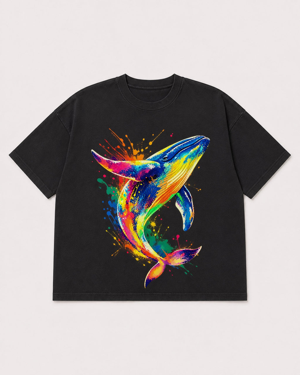 Mockup Boxy Heavyweight Tee Black product