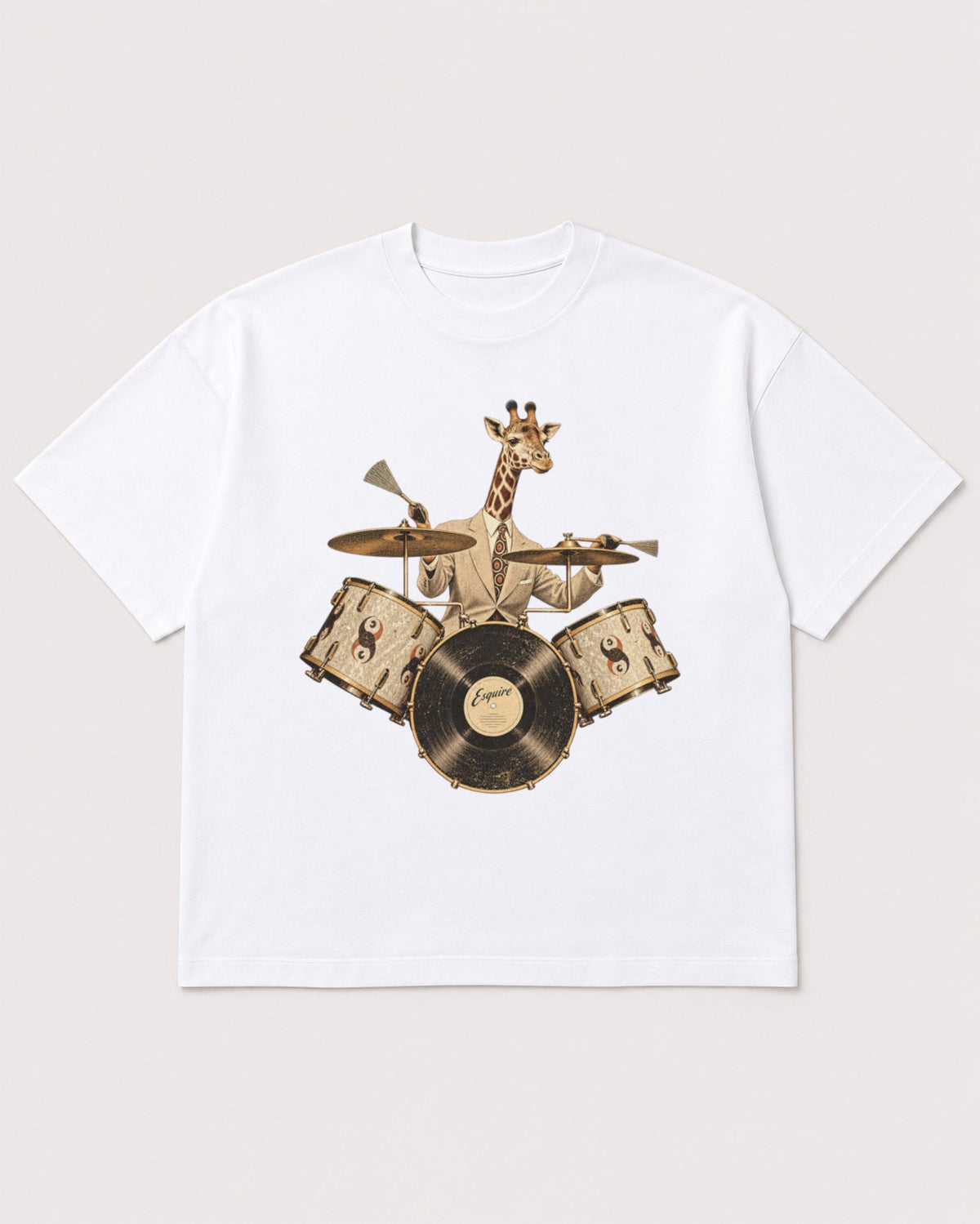 Mockup Boxy Heavyweight Tee White product
