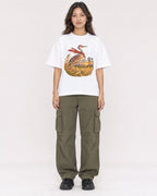 Mockup Boxy Heavyweight Tee White female full-body 02