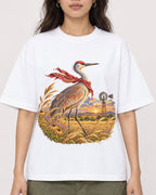 Mockup Boxy Heavyweight Tee White female close-up 02