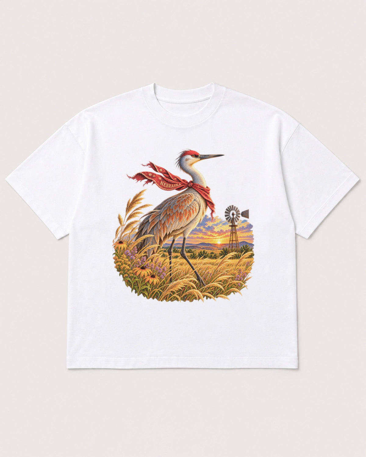 Mockup Boxy Heavyweight Tee White product