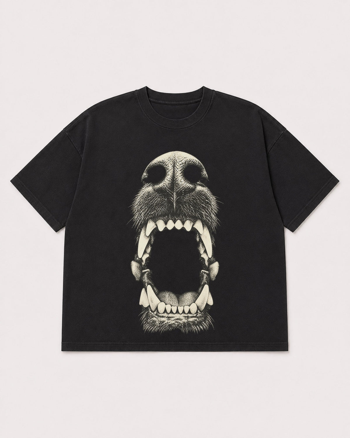 Mockup Boxy Heavyweight Tee Black product