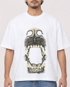 Mockup Boxy Heavyweight Tee White male close-up 02