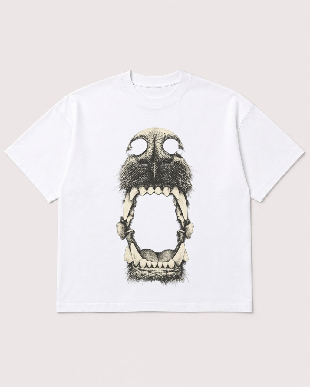 Mockup Boxy Heavyweight Tee White product