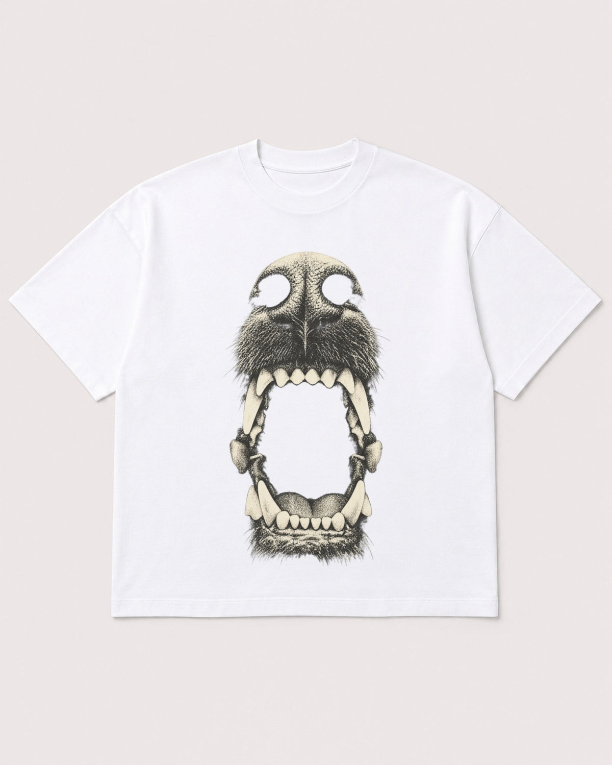 Mockup Boxy Heavyweight Tee White product