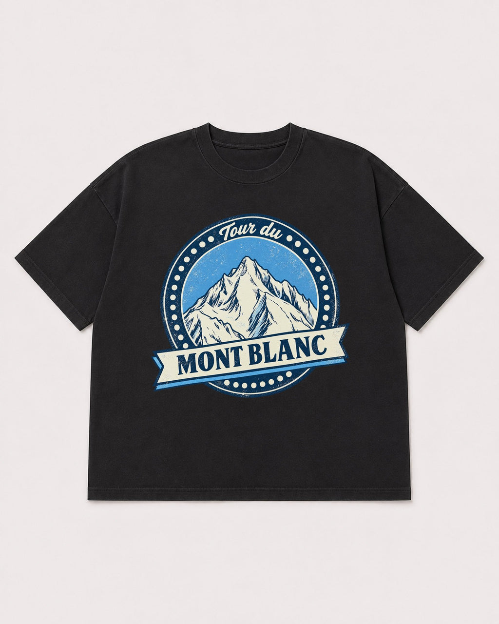 Mockup Boxy Heavyweight Tee Black product