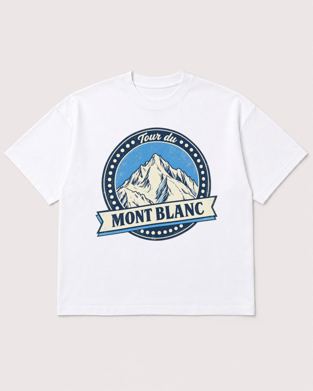 Mockup Boxy Heavyweight Tee White product