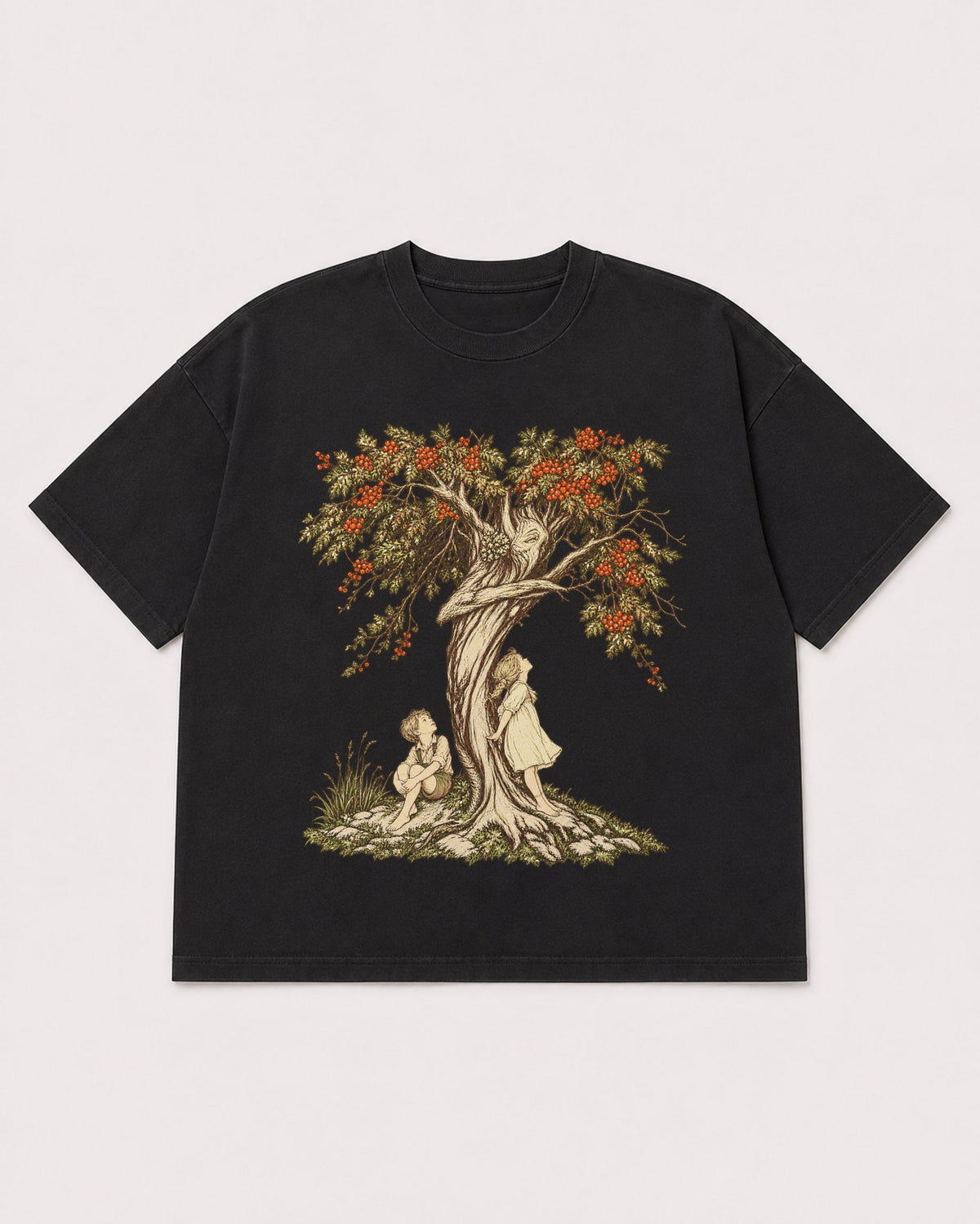 Mockup Boxy Heavyweight Tee Black product