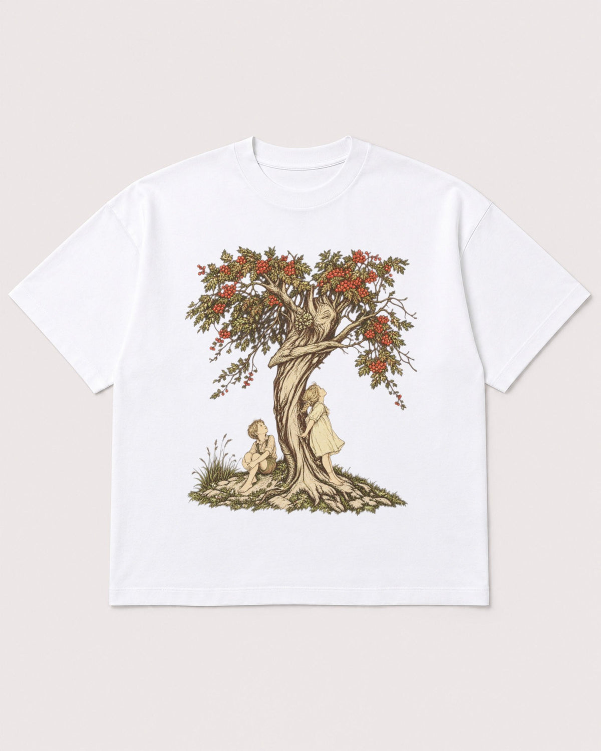Mockup Boxy Heavyweight Tee White product