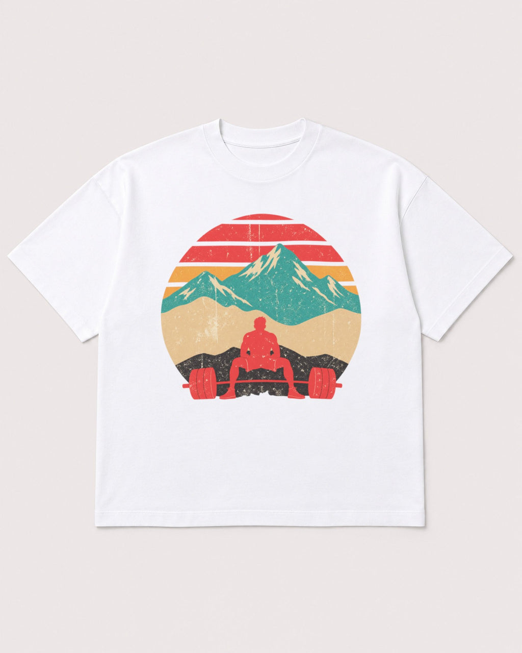 Mockup Boxy Heavyweight Tee White product