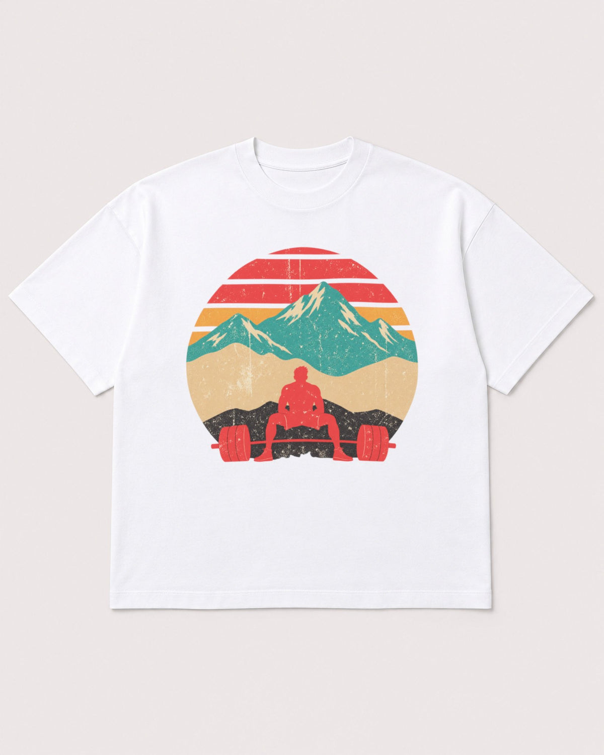 Mockup Boxy Heavyweight Tee White product