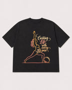 Mockup Boxy Heavyweight Tee Black product