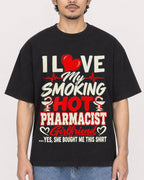 Mockup Boxy Heavyweight Tee Black male close-up 02