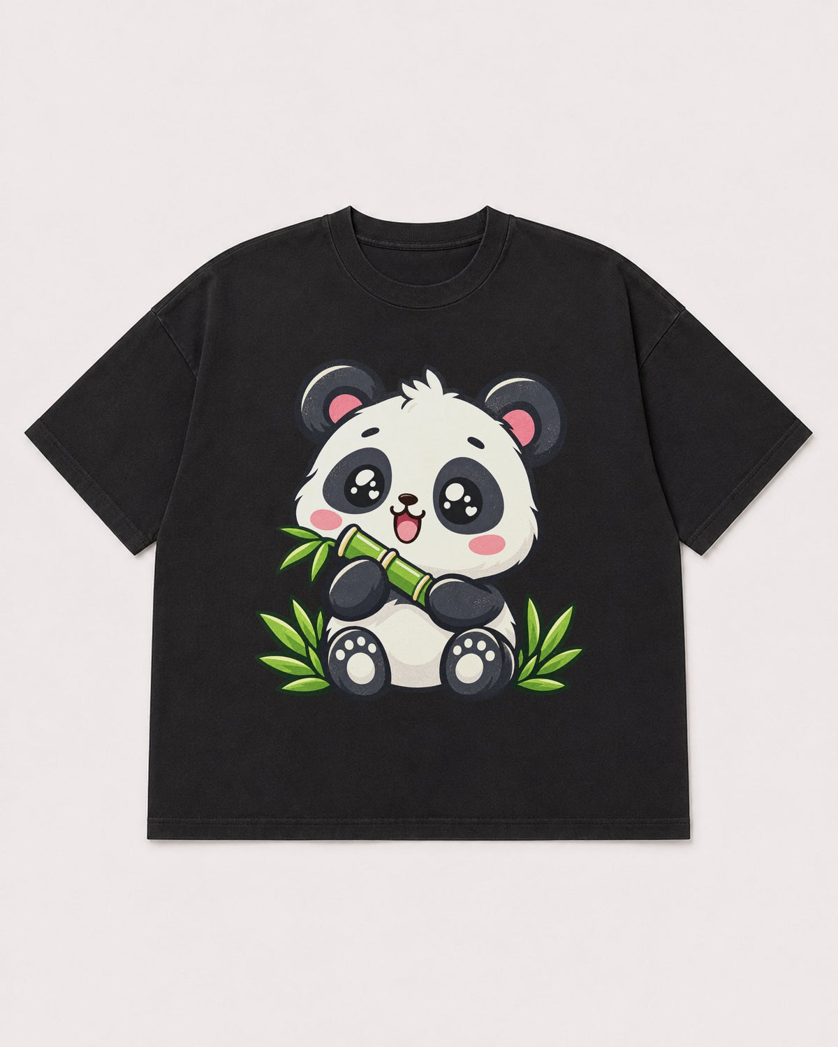 Mockup Boxy Heavyweight Tee Black product