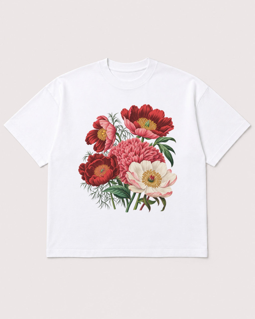 Mockup Boxy Heavyweight Tee White product