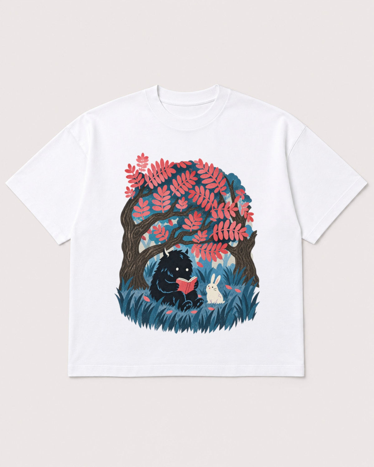 Mockup Boxy Heavyweight Tee White product