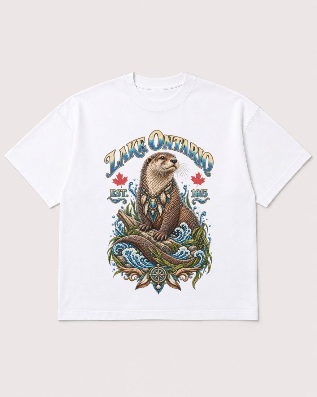Mockup Boxy Heavyweight Tee White product