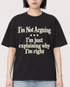 Mockup Boxy Heavyweight Tee Black female close-up 11