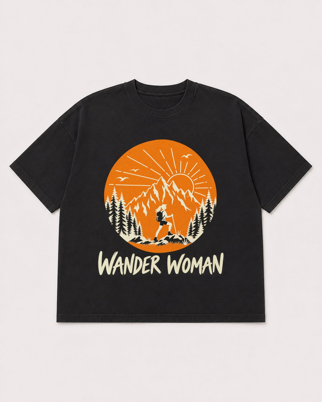 Mockup Boxy Heavyweight Tee Black product