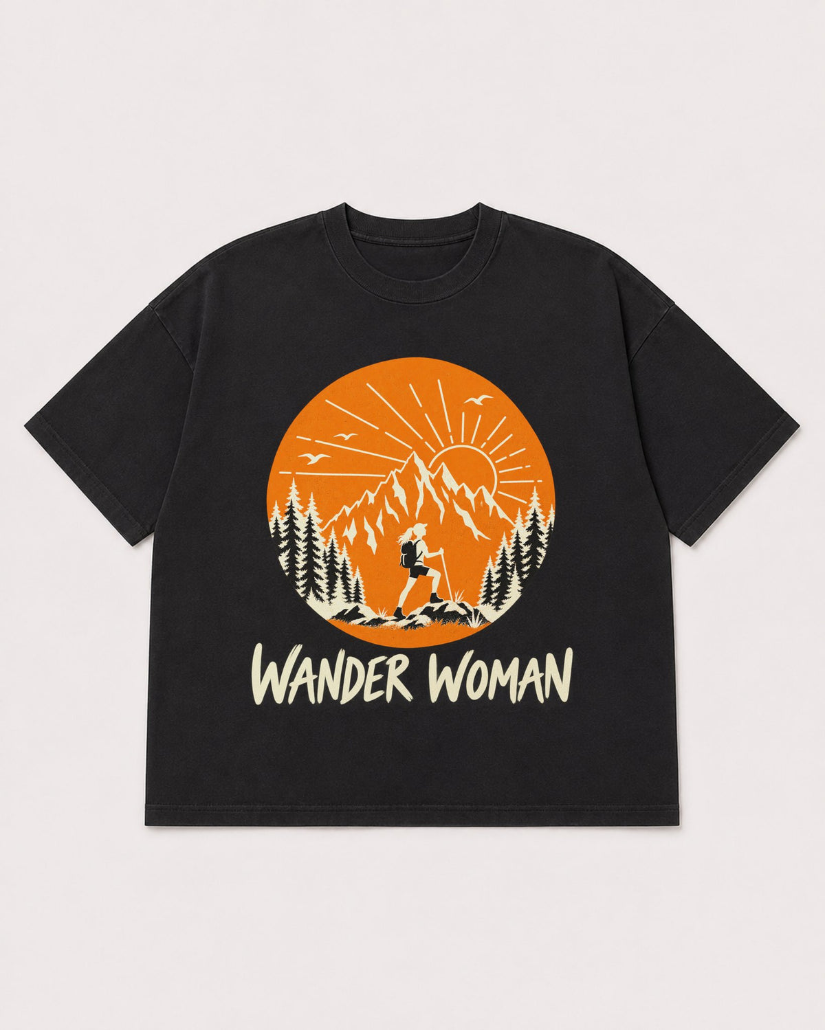Mockup Boxy Heavyweight Tee Black product