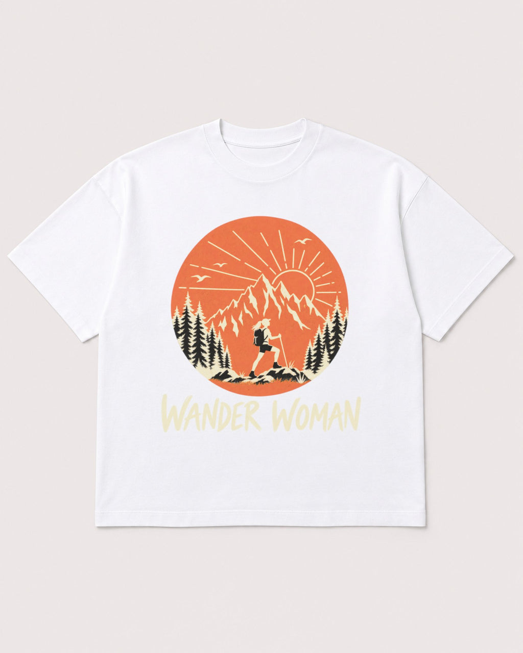 Mockup Boxy Heavyweight Tee White product