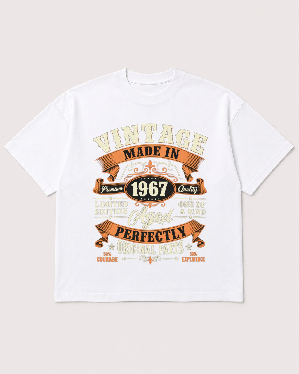 Mockup Boxy Heavyweight Tee White product