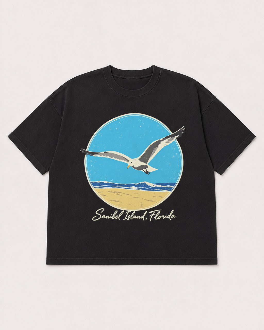 Mockup Boxy Heavyweight Tee Black product