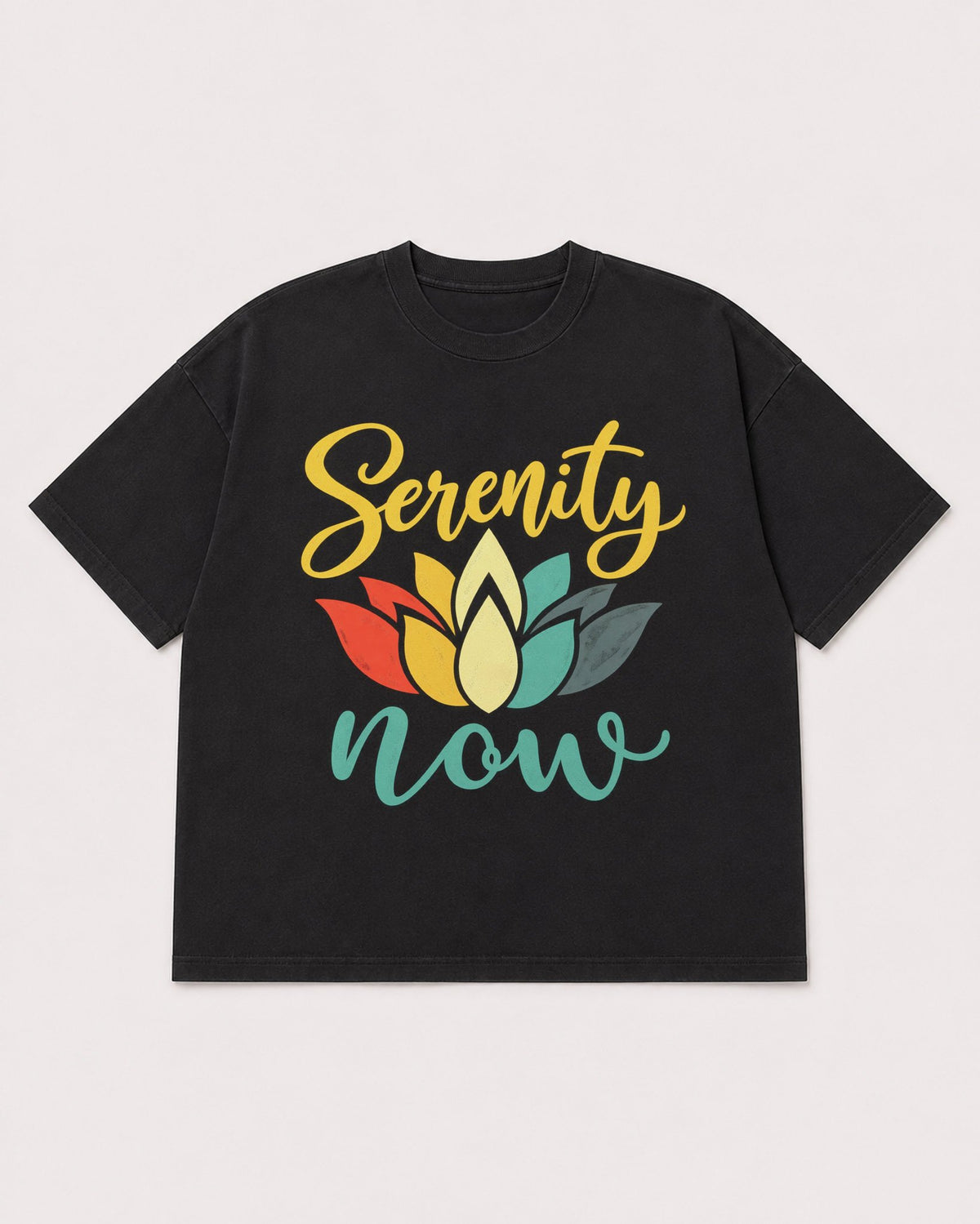 Mockup Boxy Heavyweight Tee Black product