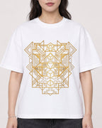 Mockup Boxy Heavyweight Tee White female close-up 03