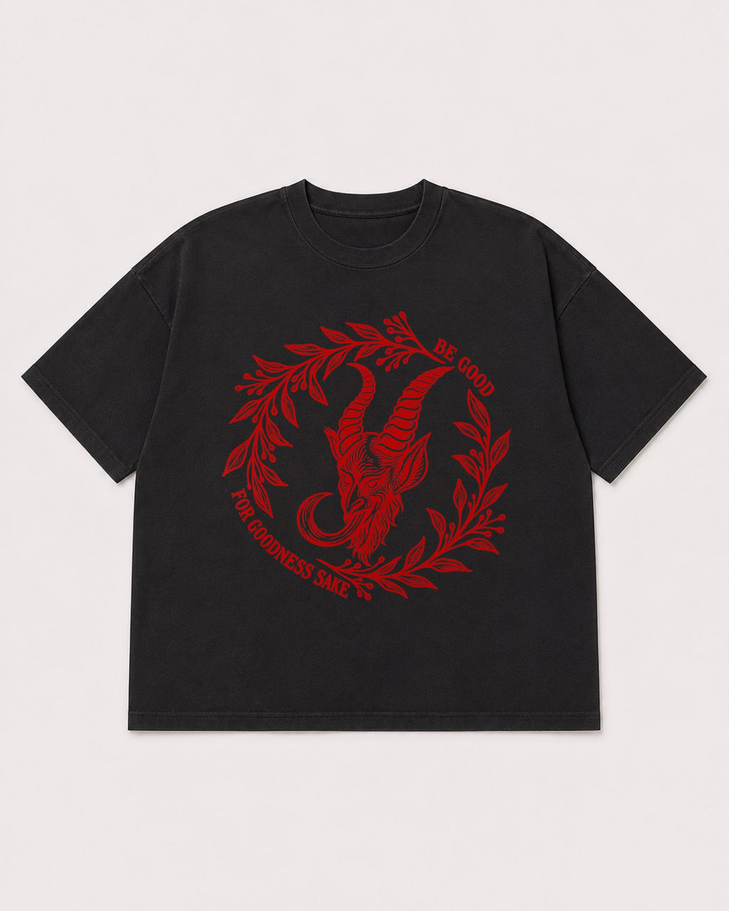 Mockup Boxy Heavyweight Tee Black product