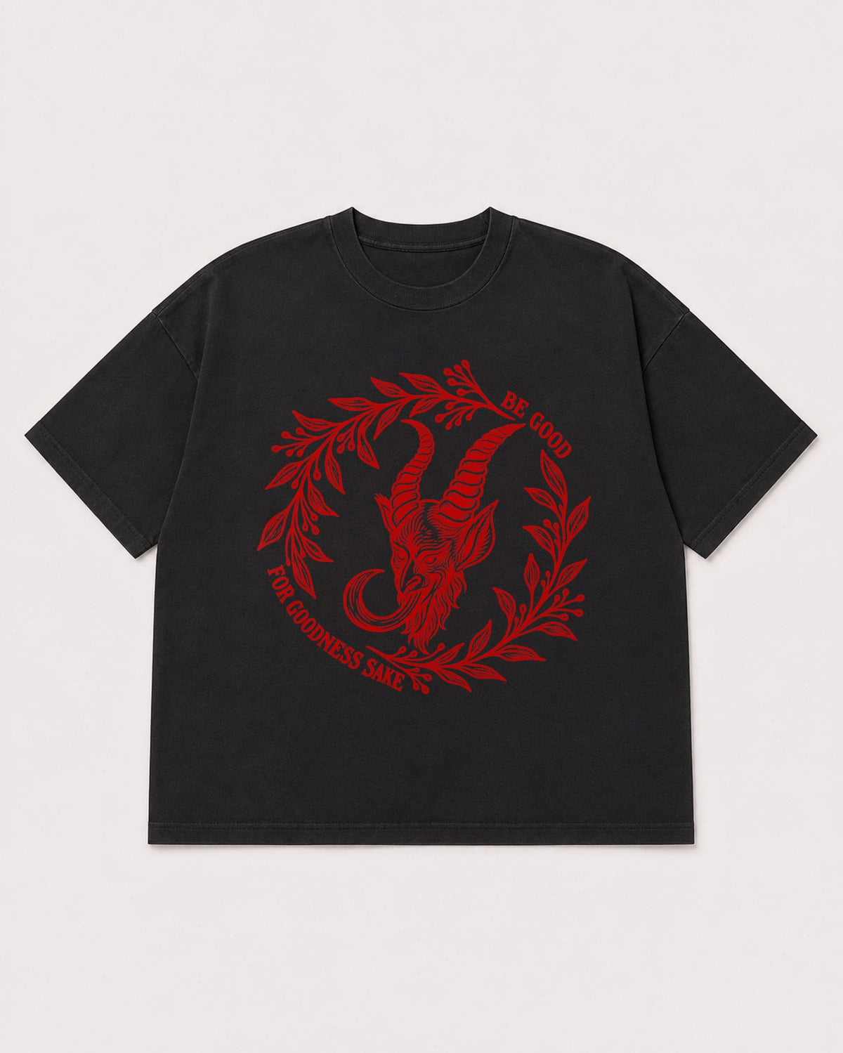Mockup Boxy Heavyweight Tee Black product
