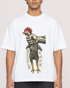 Mockup Boxy Heavyweight Tee White male close-up 10