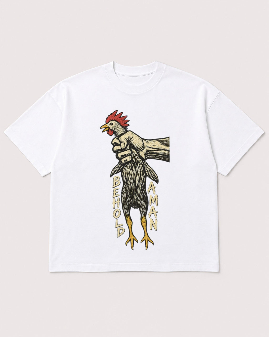 Mockup Boxy Heavyweight Tee White product