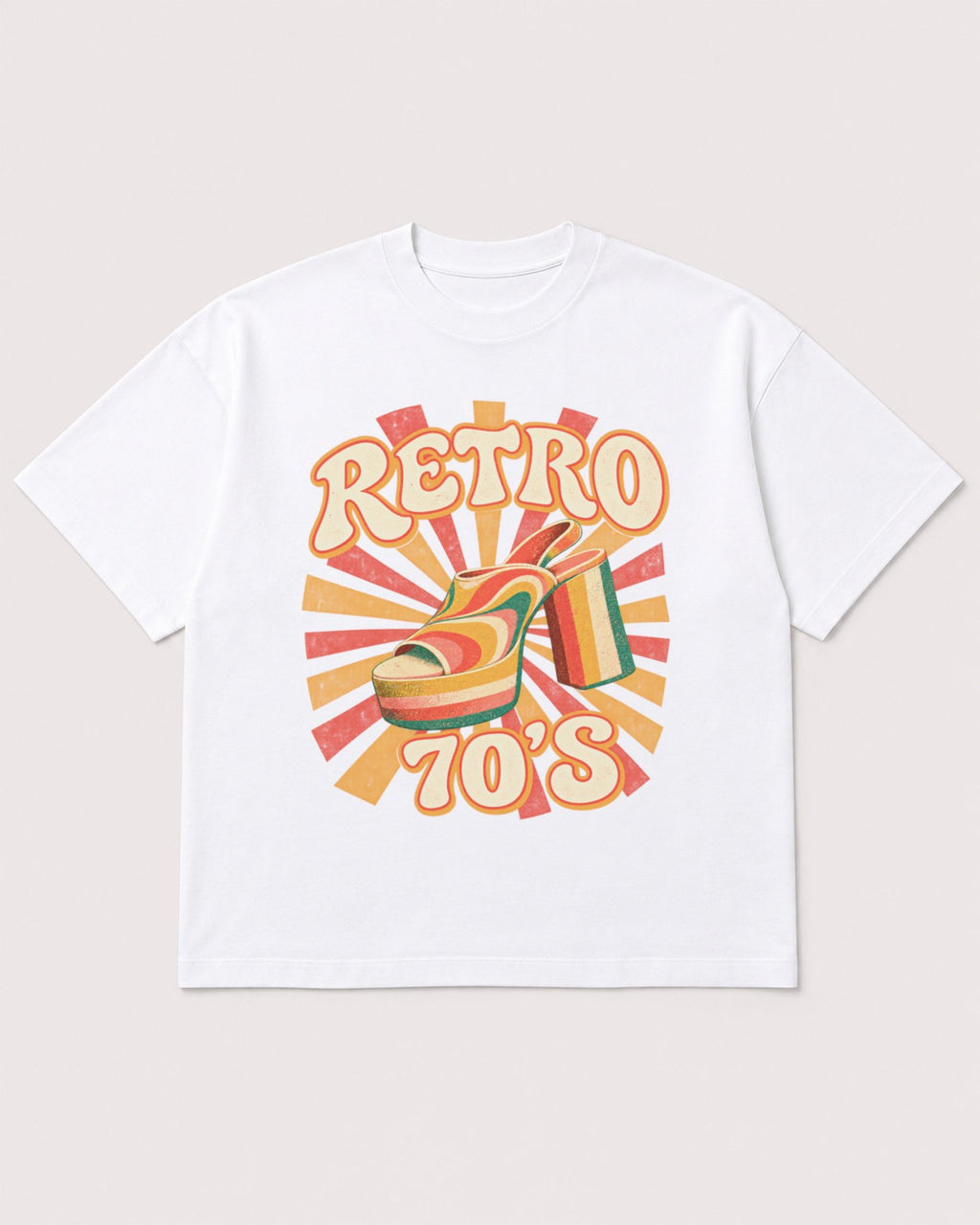 Mockup Boxy Heavyweight Tee White product