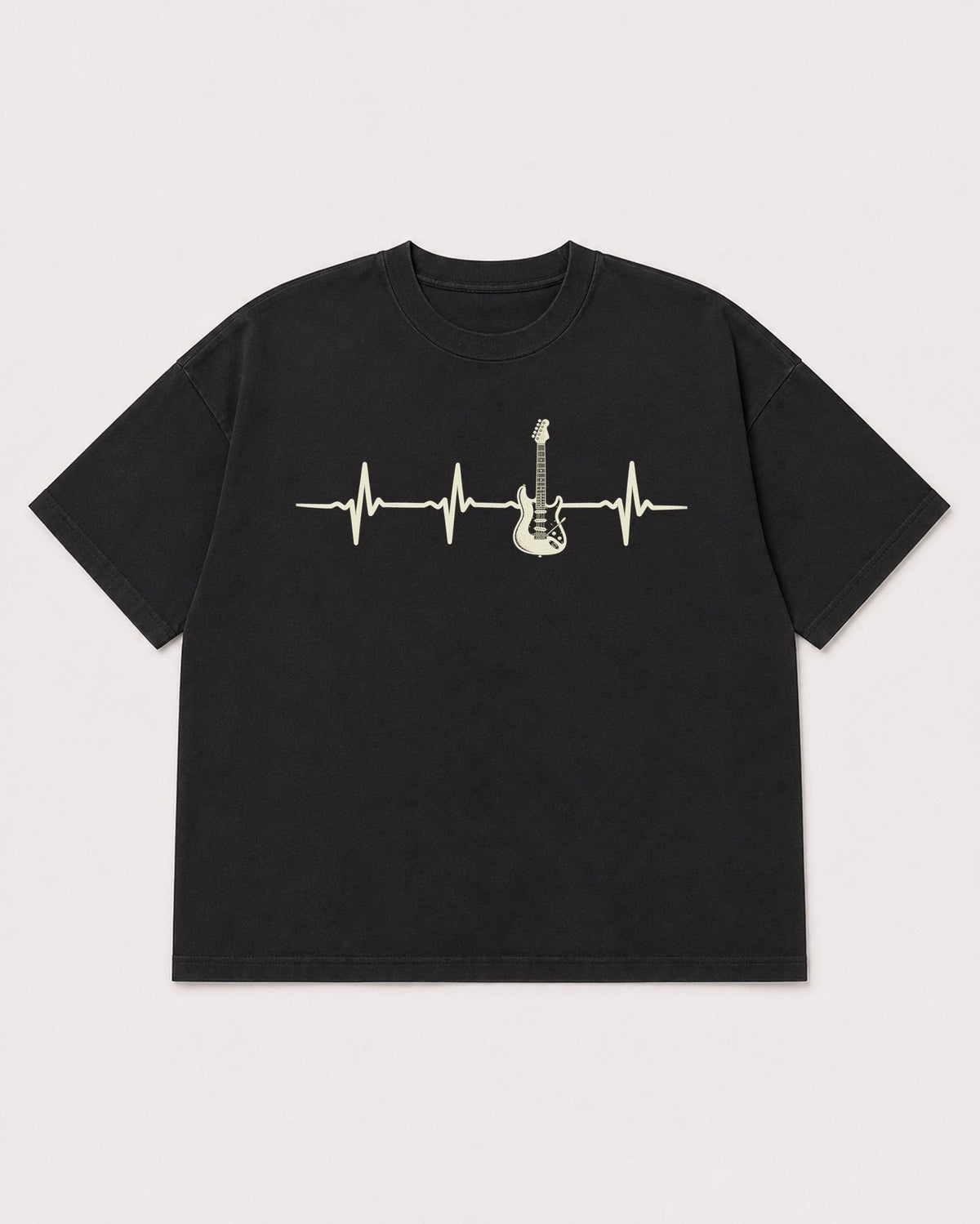 Mockup Boxy Heavyweight Tee Black product
