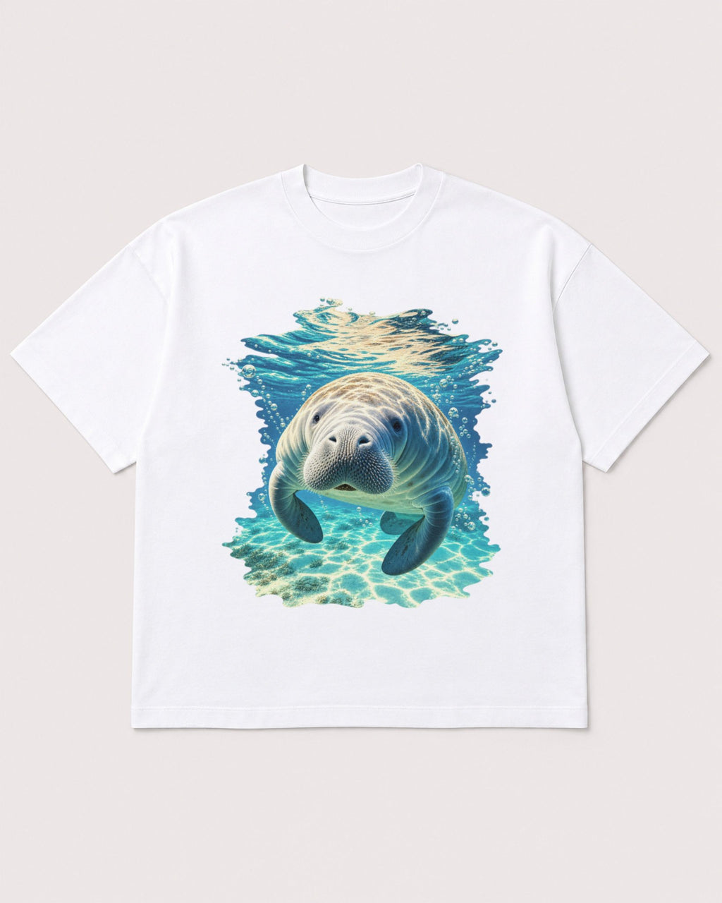 Mockup Boxy Heavyweight Tee White product