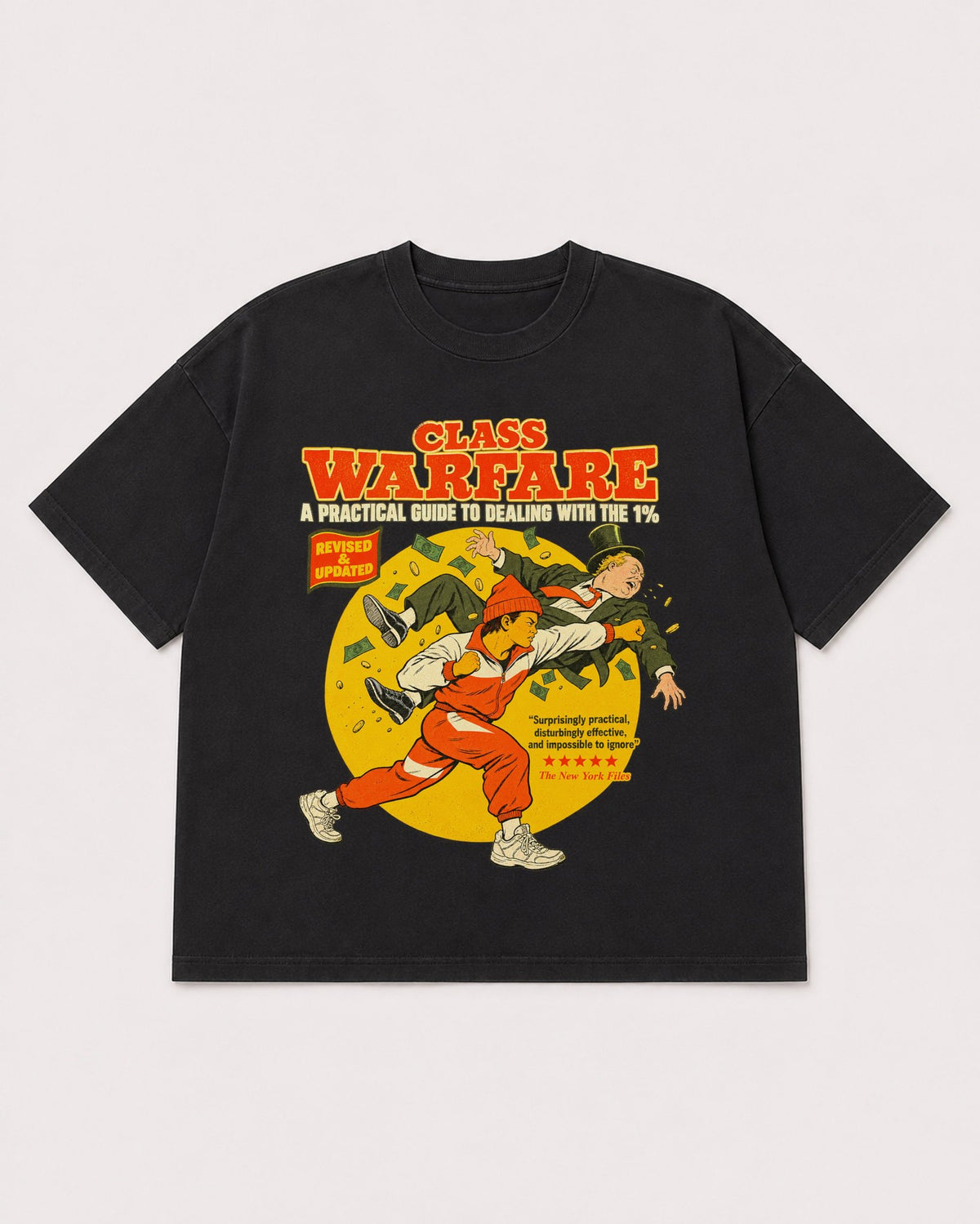 Mockup Boxy Heavyweight Tee Black product
