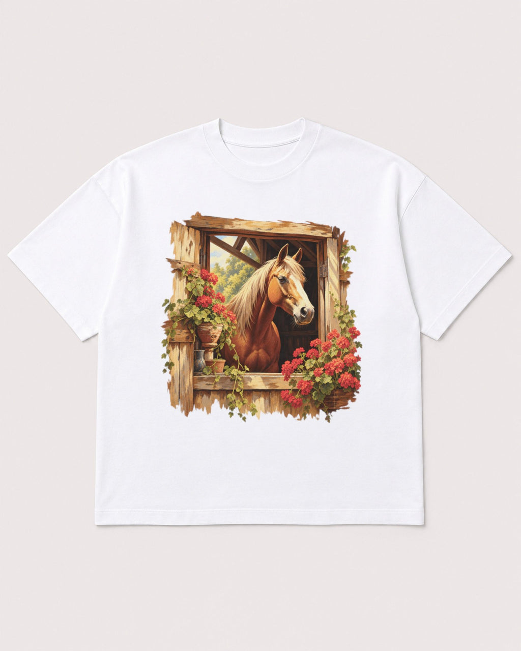 Mockup Boxy Heavyweight Tee White product