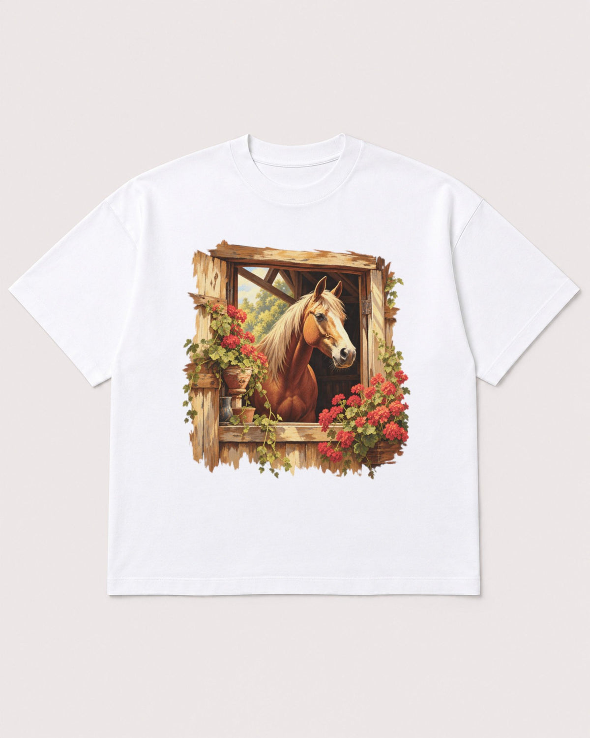 Mockup Boxy Heavyweight Tee White product