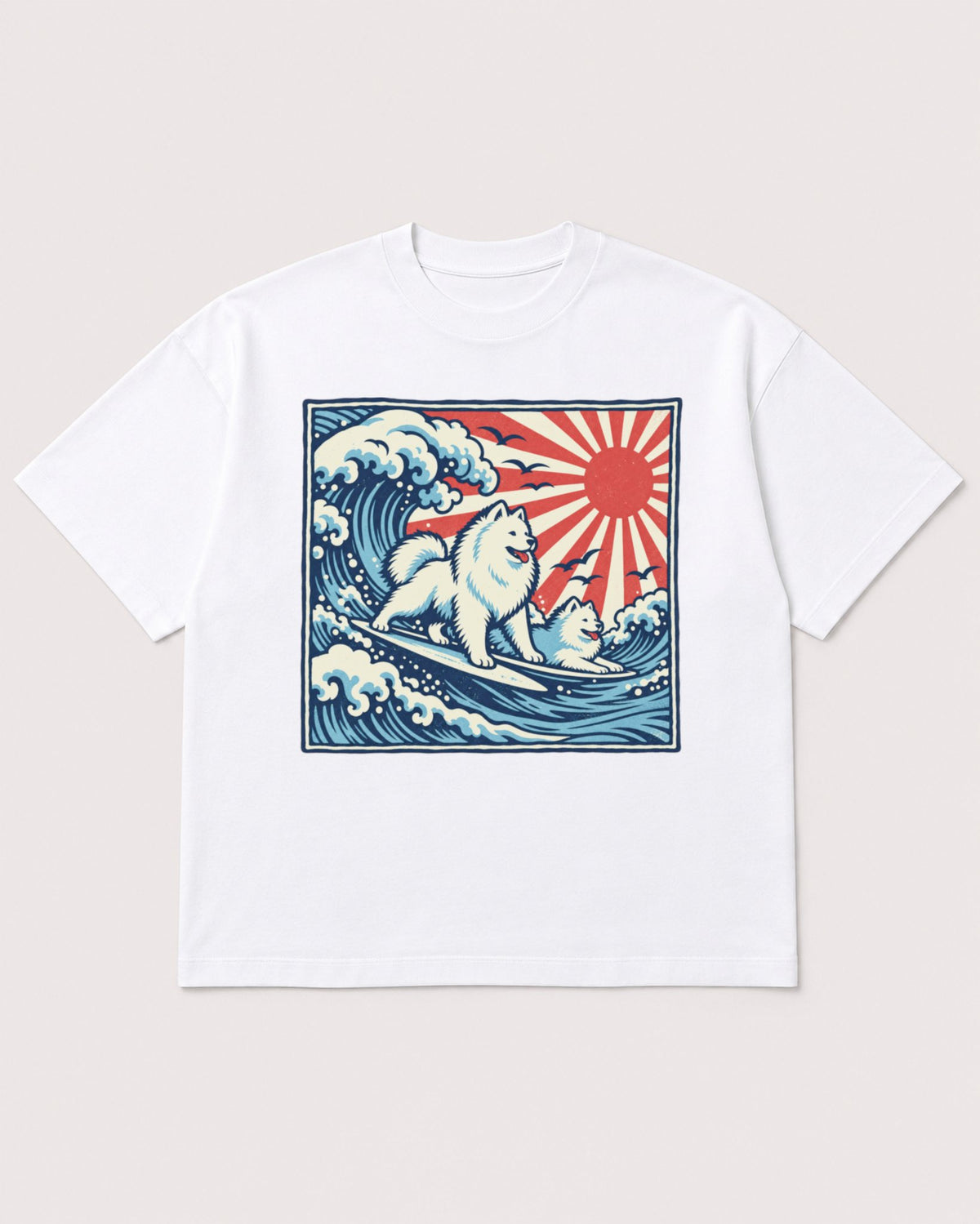 Mockup Boxy Heavyweight Tee White product