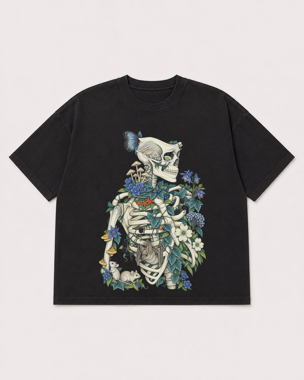 Mockup Boxy Heavyweight Tee Black product