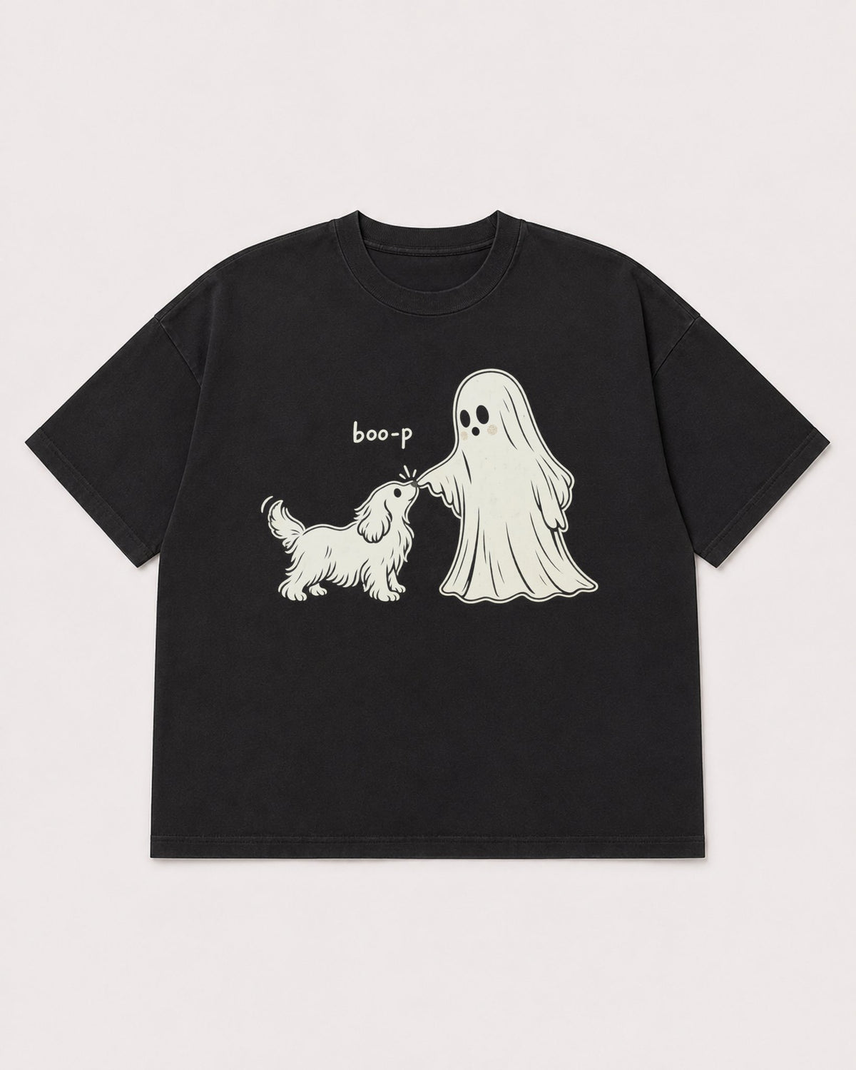 Mockup Boxy Heavyweight Tee Black product